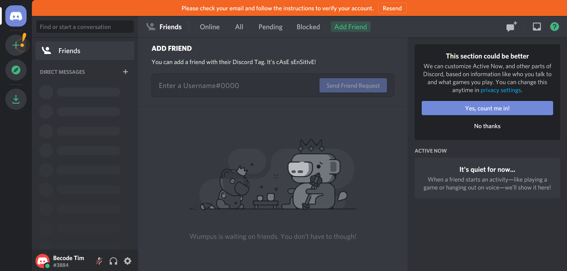 discord first view