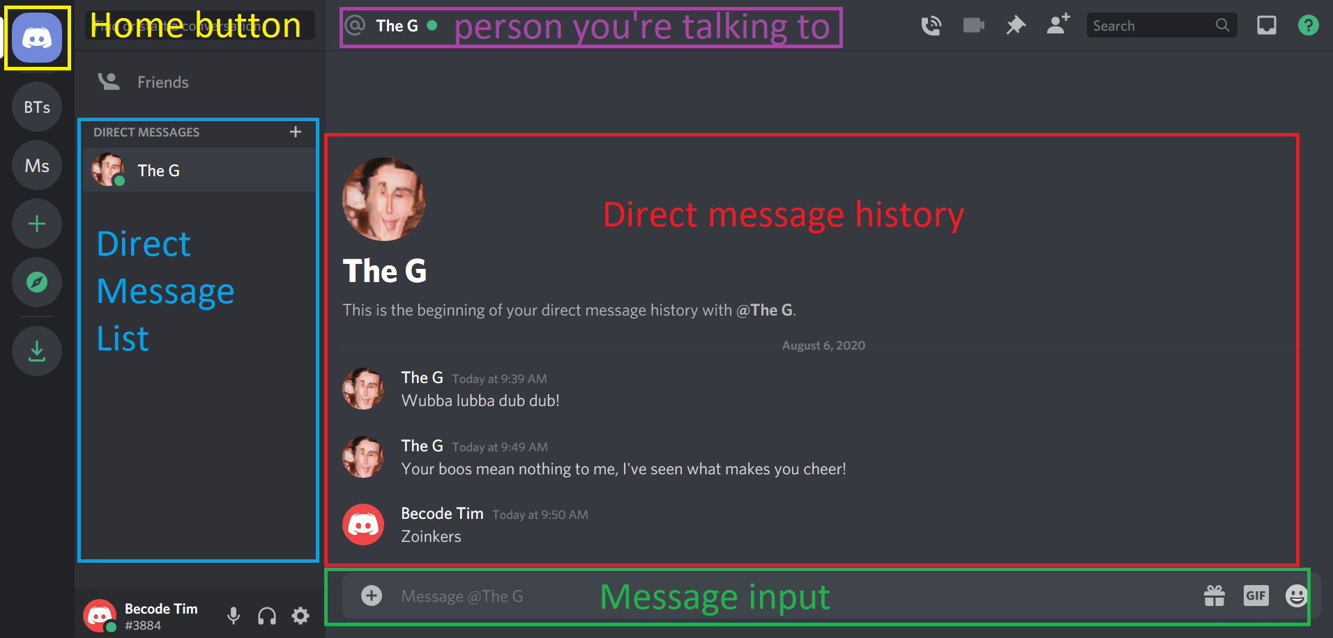 slack download direct message history